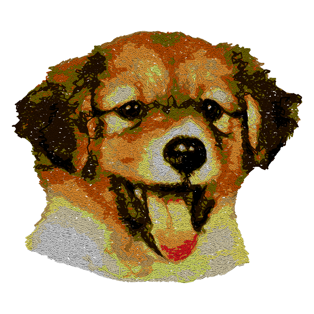 Elegant Woven Texture Emblem