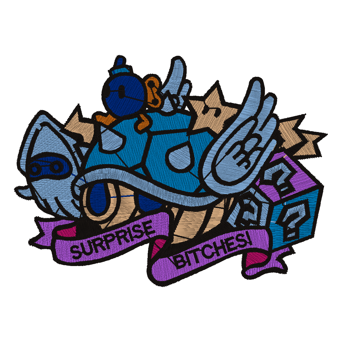 Chic Beautiful Embroidery Concept